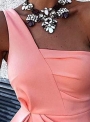 pink-one-shoulder-irregular-bodycon-cocktail-dress