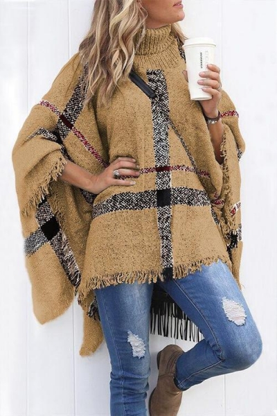 Eyes On You Tassel Poncho Sweaters (6 Colors) YOUYOUFASHIONEC.com