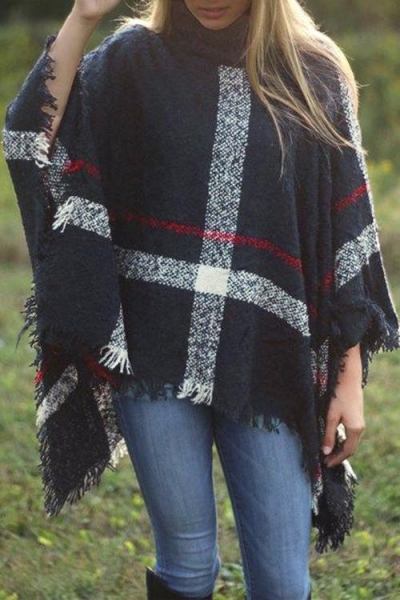 Eyes On You Tassel Poncho Sweaters (6 Colors) YOUYOUFASHIONEC.com