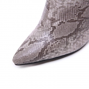 Snake Skin High Heeled