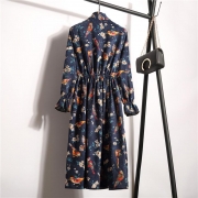 Aline Dress Floral Pattern Midi Dress Ten colors for you