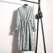 Aline Dress Floral Pattern Midi Dress Ten colors for you