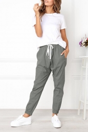 Ladies Casual Drawstring Sports Pants