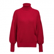 Knitted Long Sleeve Turtleneck Sweater