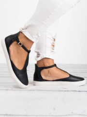 Casual Ankle Strap Buckle Flats