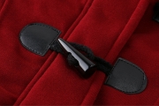 Long Sleeve Solid Buttoned Zipper Pockets Coat