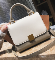 Splicing Color Folded wing Handbag