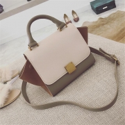 Splicing Color Folded wing Handbag