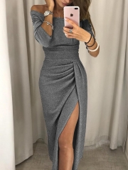 Sexy Off Shoulder Sparkling Bodycon Cocktail  Evening Dresses