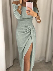 Sexy Off Shoulder Sparkling Bodycon Cocktail  Evening Dresses