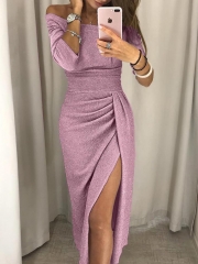 Sexy Off Shoulder Sparkling Bodycon Cocktail  Evening Dresses