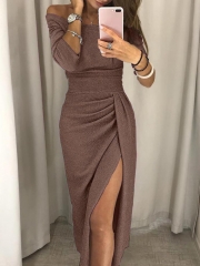 Sexy Off Shoulder Sparkling Bodycon Cocktail  Evening Dresses