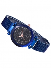 Tik Tok Web Celeb Stylish Trend Starry Sky Magnet Simple Wristwatch