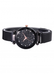 Tik Tok Web Celeb Stylish Trend Starry Sky Magnet Simple Wristwatch