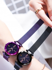 Tik Tok Web Celeb Stylish Trend Starry Sky Magnet Waterproof Watch