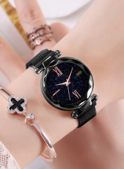 Tik Tok Web Celeb Stylish Trend Starry Sky Magnet Waterproof Watch