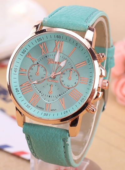 Double-layer Ladies Quartz Fashion Leather Strap Wrist Watch YOUYOUFASHIONEC.com