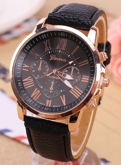 Double-layer Ladies Quartz Fashion Leather Strap Wrist Watch YOUYOUFASHIONEC.com