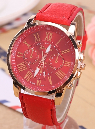 Double-layer Ladies Quartz Fashion Leather Strap Wrist Watch YOUYOUFASHIONEC.com