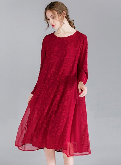 Dress丨Plus Size Lace Dress STYLESIMO.com
