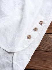 Casual Plaid Short Sleeve Irregular T-Shirt for Women