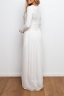 lace-trim-maxi-full-sleeve-dress-with-pockets