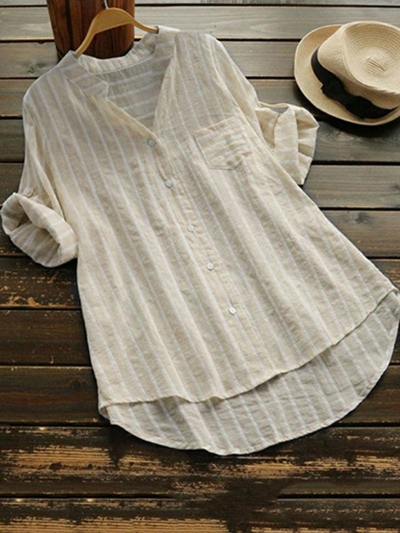 Casual Loose Tunic Blouse YOUYOUFASHIONEC.com