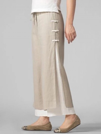 Chic Casual Plus Size Pants STYLESIMO.com