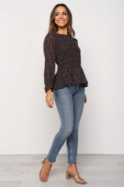 Black Long Sleeve Top