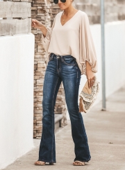 BALLOON SLEEVE BLOUSE - ECRU