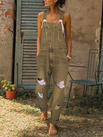 Casual Denim Rompers YOUYOUFASHIONEC.com