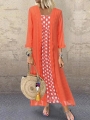 casual-polka-dot-two-piece-maxi-dress